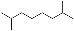 2,7-ジメチルオクタン 化学構造式