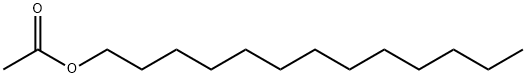 酢酸 トリデシル 化学構造式