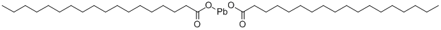 ビスステアリン酸鉛(II) 化学構造式