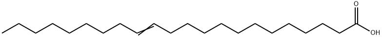 13-ドコセン酸 化学構造式