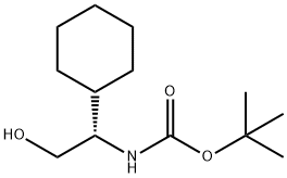 N-BOC-L-CYCLOHEXYLGLYCINOL Structure