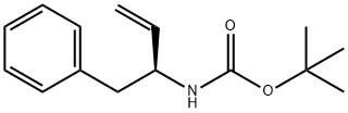 (S)1-苯基丁-3-烯-2-基氨基甲酸叔丁酯, 107202-43-7, 结构式