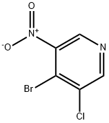 Pyridine, 4-bromo-3-chloro-5-nitro- Struktur