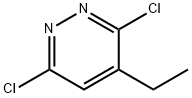 3,6-二氯-4-乙基哒嗪 结构式