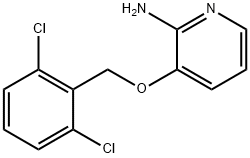 2-AMINO-3-(2,6-DICHLOROBENZYLOXY)PYRIDINE, 107229-64-1, 结构式