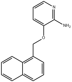 2-amino-3-(1-naphthylmethyloxy)pyridine Structure