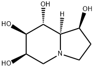 1,6,7,8-Indolizinetetrol, octahydro-, (1S,6R,7R,8R,8aR)- Struktur