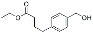 Benzenebutanoic acid, 4-(hydroxyMethyl)-, ethyl ester Structure