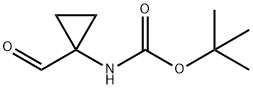 (1-甲醛环丙基)-叔丁氧羰基氨基, 107259-06-3, 结构式
