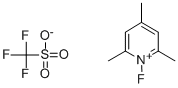 1-FLUORO-2,4,6-TRIMETHYLPYRIDINIUM TRIFLATE Struktur
