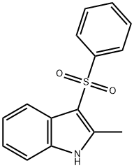 2-methyl-3-(phenylsulfonyl)indole Structure