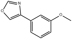 4-(3-Methoxyphenyl)oxazole Struktur