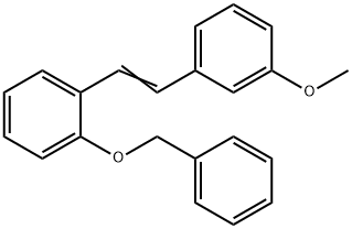 2-苄氧基-3'-甲氧基二苯乙烯,1072930-86-9,结构式