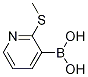 2-(METHYLTHIO)PYRIDINE-3-BORONIC ACID 化学構造式
