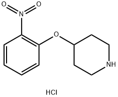 4-(2-NITROPHENOXY)PIPERIDINE HYDROCHLORIDE Structure