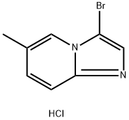 3-BROMO-6-METHYLIMIDAZO[1,2-A]PYRIDINE, HCL Struktur