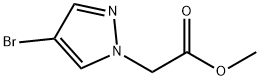 Methyl2-(4-broMo-1H-pyrazol-1-yl)acetate Struktur