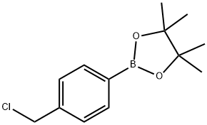 4-クロロメチルフェニルボロン酸ピナコールエステル 化学構造式