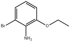 2-ブロモ-6-エトキシアニリン 化学構造式