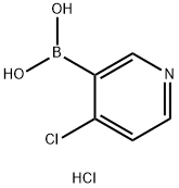4-Chloropyridine-3-boronic acid,HCl Structure
