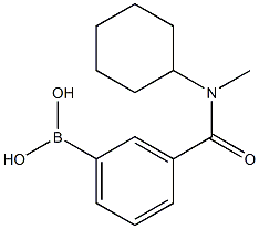 3-(Cyclohexyl(Methyl)carbaMoyl)phenylboronic acid Structure