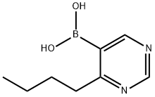 4-ButylpyriMidine-5-boronic acid Structure