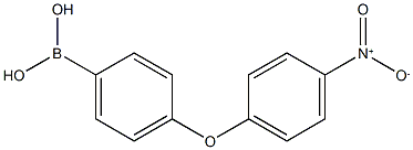 4-(4-Nitrophenoxy)phenylboronic acid Structure