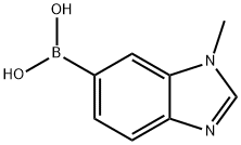 1-Methyl-1H-benzoimidazole-6-boronic acid Struktur