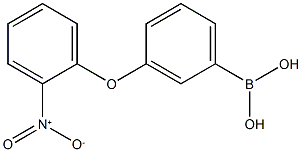 3-(2-Nitrophenoxy)phenylboronic acid Structure