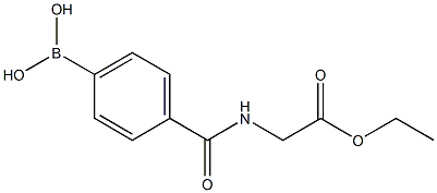 Ethyl(4-boronobenzoylaMino)acetate 化学構造式