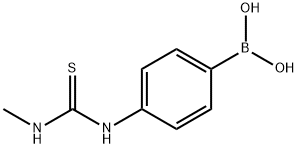 4-(3-Methylthioureido)phenylboronic acid 化学構造式