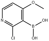 2-Chloro-4-Methoxypyridine-3-boronic acid Structure