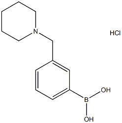 3-(Piperidin-1-ylMethyl)phenylboronic acid,HCl Structure