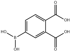 4-ボラノフタル酸 化学構造式