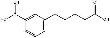 5-(3-ボラノフェニル)ペンタン酸 化学構造式