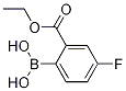 2-(Ethoxycarbonyl)-4-fluorophenylboronic acid Struktur