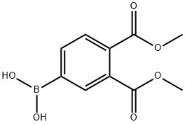 3,4-BIS(METHOXYCARBONYL)PHENYLBORONIC ACID,1072951-51-9,结构式