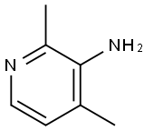 2,4-二甲基-3-氨基吡啶, 1073-21-8, 结构式