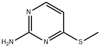 2-Pyrimidinamine, 4-(methylthio)- (9CI) Struktur