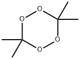 1,2,4,5-テトラオキサ-3,3,6,6-テトラメチルシクロヘキサン 化学構造式