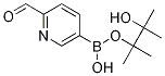 2-Formylpyridinyl-5-boronic acid pinacol ester Structure