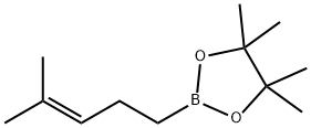 2-METHYLPENT-2-ENE-5-BORONIC ACID PINACOL ESTER Structure