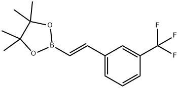 E-2-(3-TRIFLUOROMETHYLPHENYL)VINYLBORONIC ACID PINACOL ESTER Structure