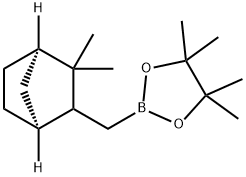 2-(3,3-DIMETHYLBICYCLO[2.2.1]HEPT-2-YLMETHYL)-4,4,5,5-TETRAMETHYL-1,3,2-DIOXABOROLANE Structure