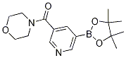 5-(Morpholine-4-carbonyl)pyridin-3-ylboronic acid pinacol ester Structure