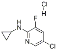 5-Chloro-2-cyclopropylaMino-3-fluoropyridine, HCl Structure