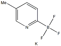 5-メチルピリジン-2-トリフルオロほう酸カリウム 化学構造式