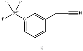 POTASSIUM (3-CYANOMETHYLPHENYL)TRIFLUOROBORATE,1073468-32-2,结构式