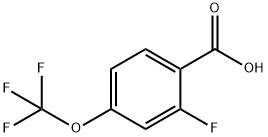 Benzoic acid, 2-fluoro-4-(trifluoromethoxy)-, 1073477-22-1, 结构式