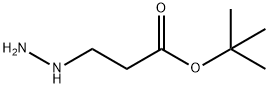Propanoic acid, 3-hydrazinyl-, 1,1-diMethylethyl ester Structure